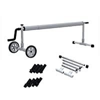 AQUAROL Enrollador para Manta- cobertor o Cubierta Solar de Verano para Piscina. Ajustable de 1-5 a 5-5 m de Ancho de…